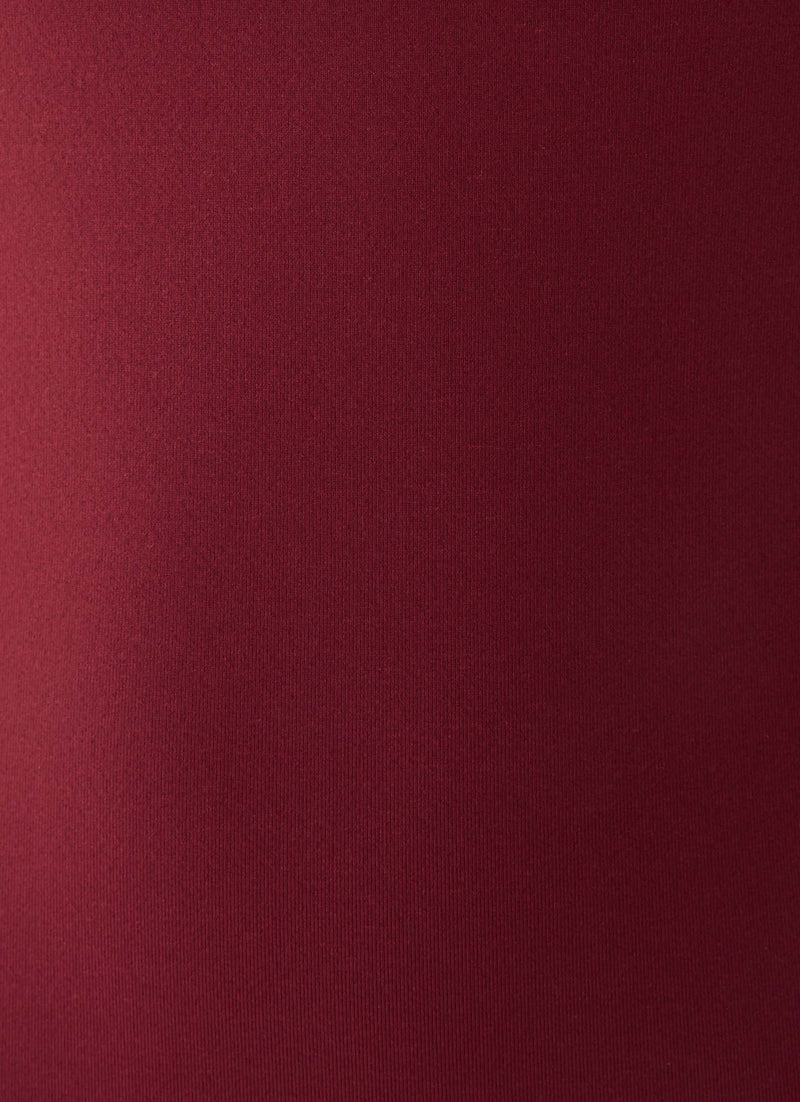 Almost Yours Strapless Maxi Dress - Burgundy