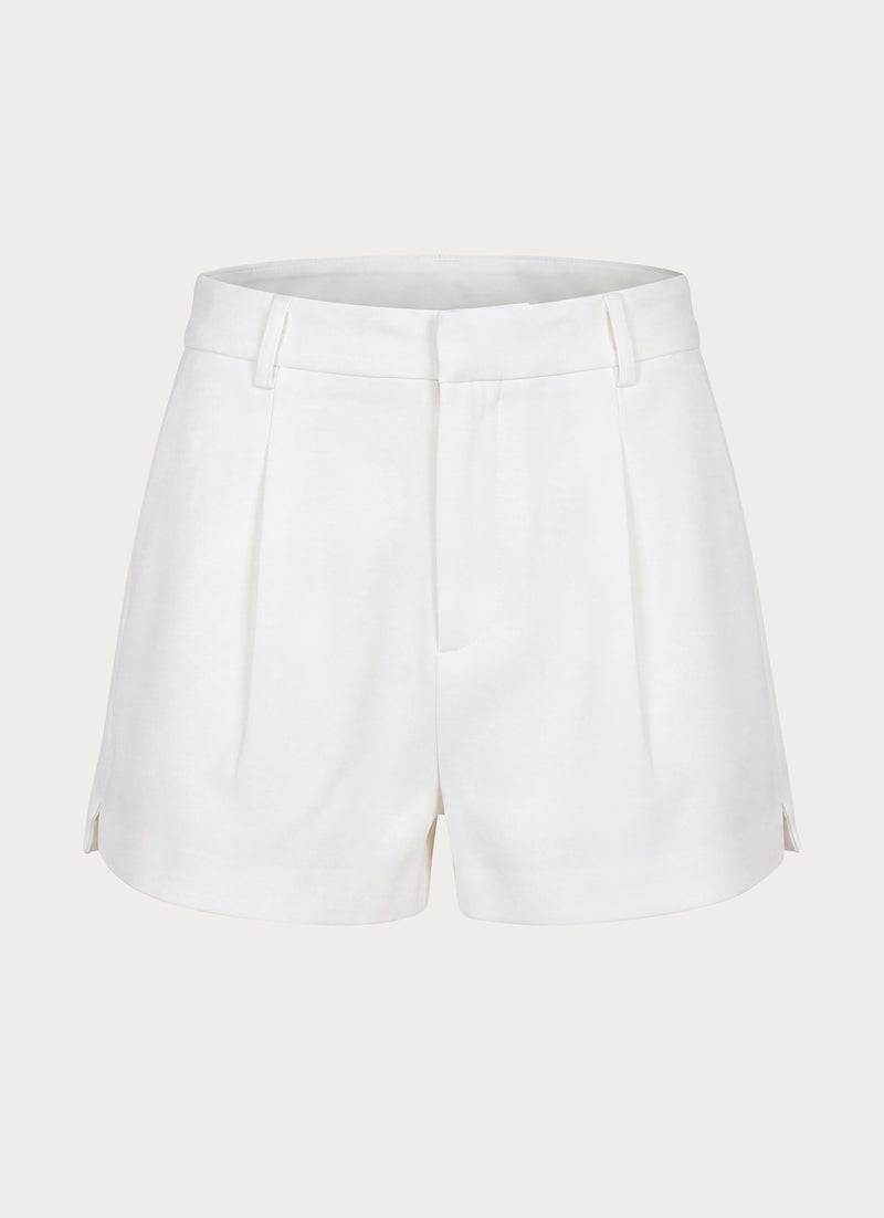 Asher Suiting Shorts - White