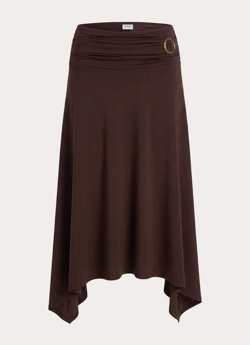 Automatic Midi Skirt - Rose Taupe