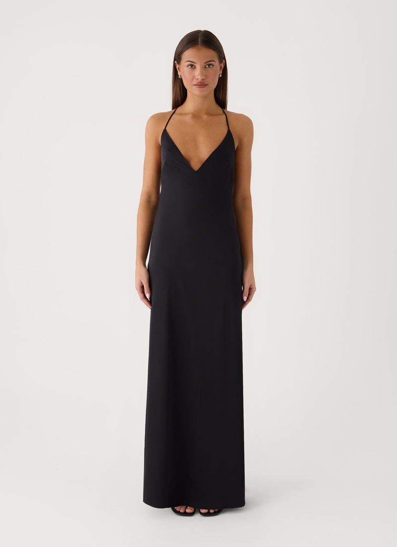 Bailie Maxi Dress - Black