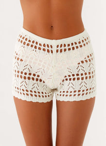 Baylock Crochet Long Sleeve Top Baylock Crochet Shorts 0305 Peppermayo