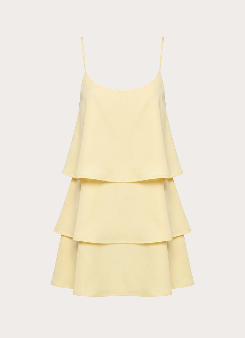 Becka Mini Dress - Yellow
