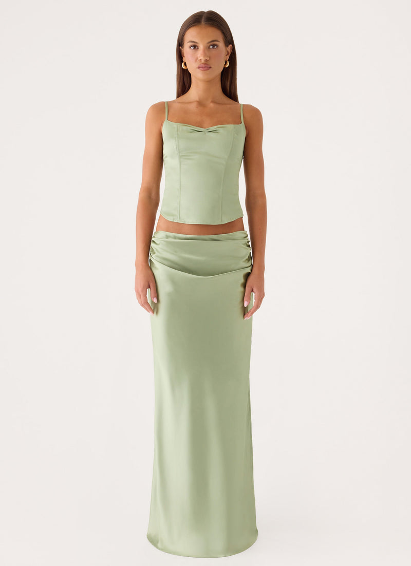 Belle Chime Bustier - Sage