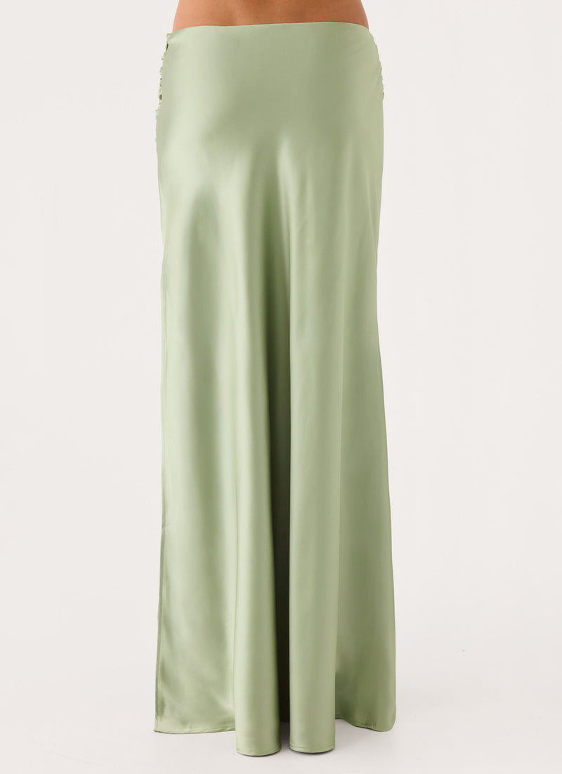 Belle Chime Maxi Skirt - Sage