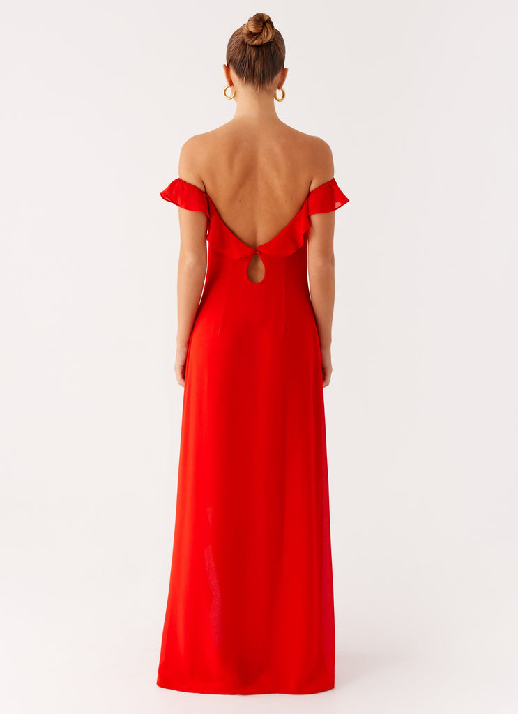Braxton Maxi Dress - Red
