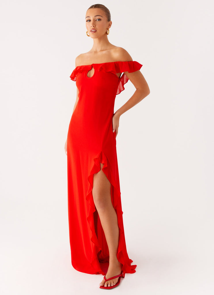 Braxton Maxi Dress - Red