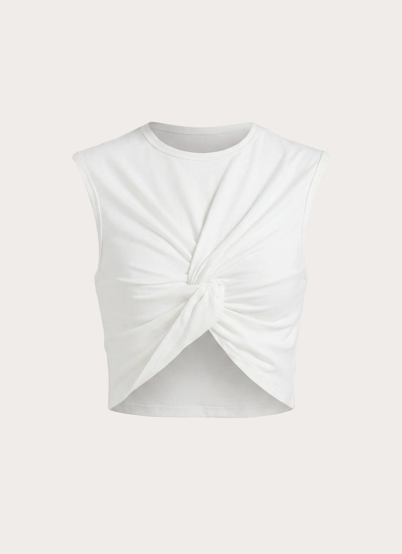 Kaleo Cropped T-Shirt - White
