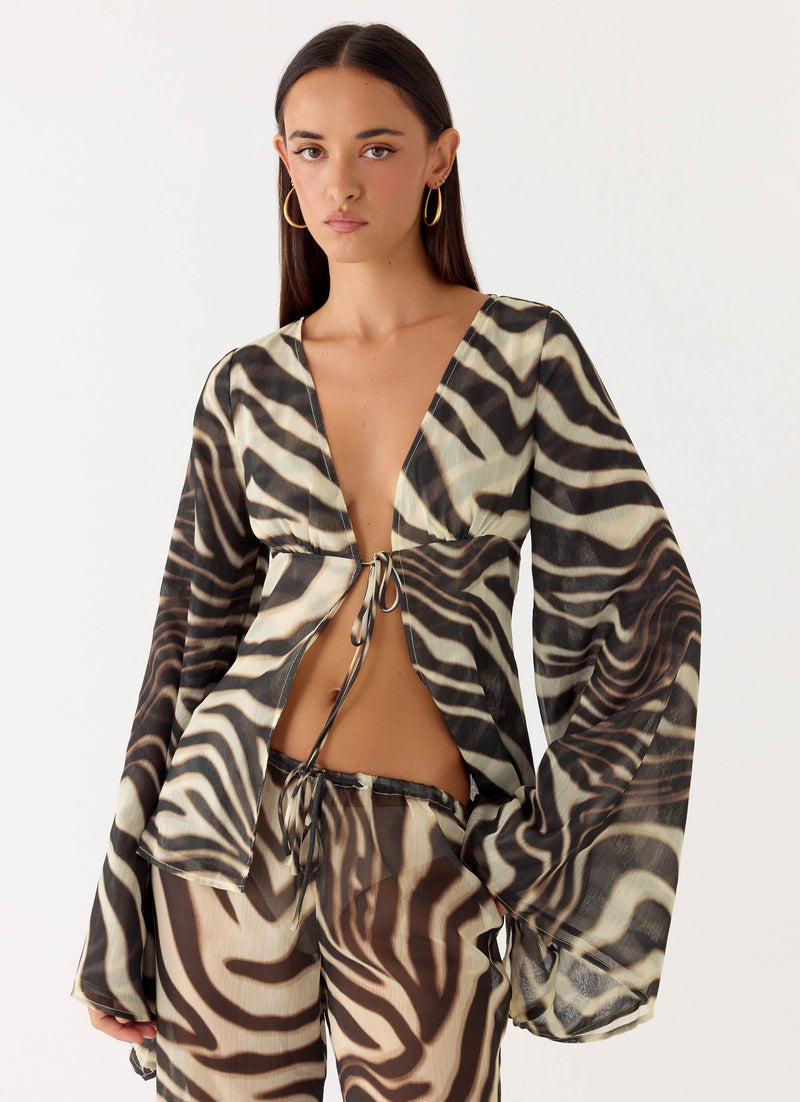 Chaty Top - Zebra