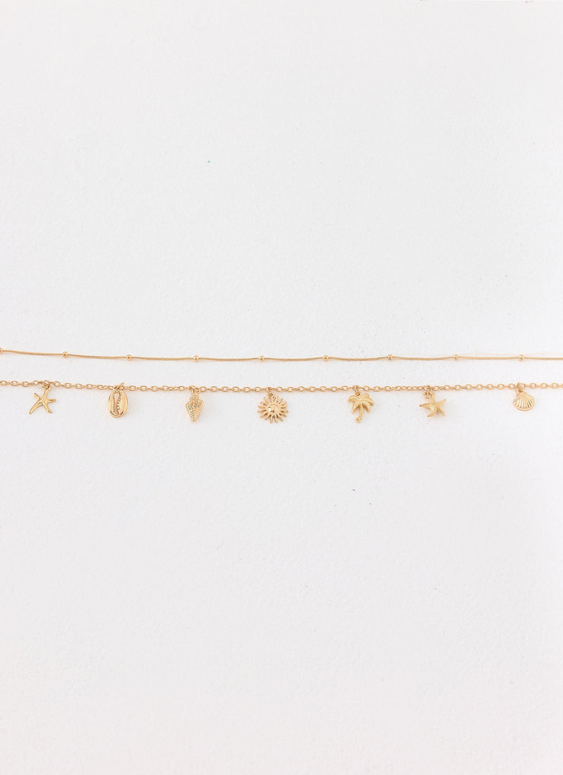 Ciao Charm Belly Chain - Gold