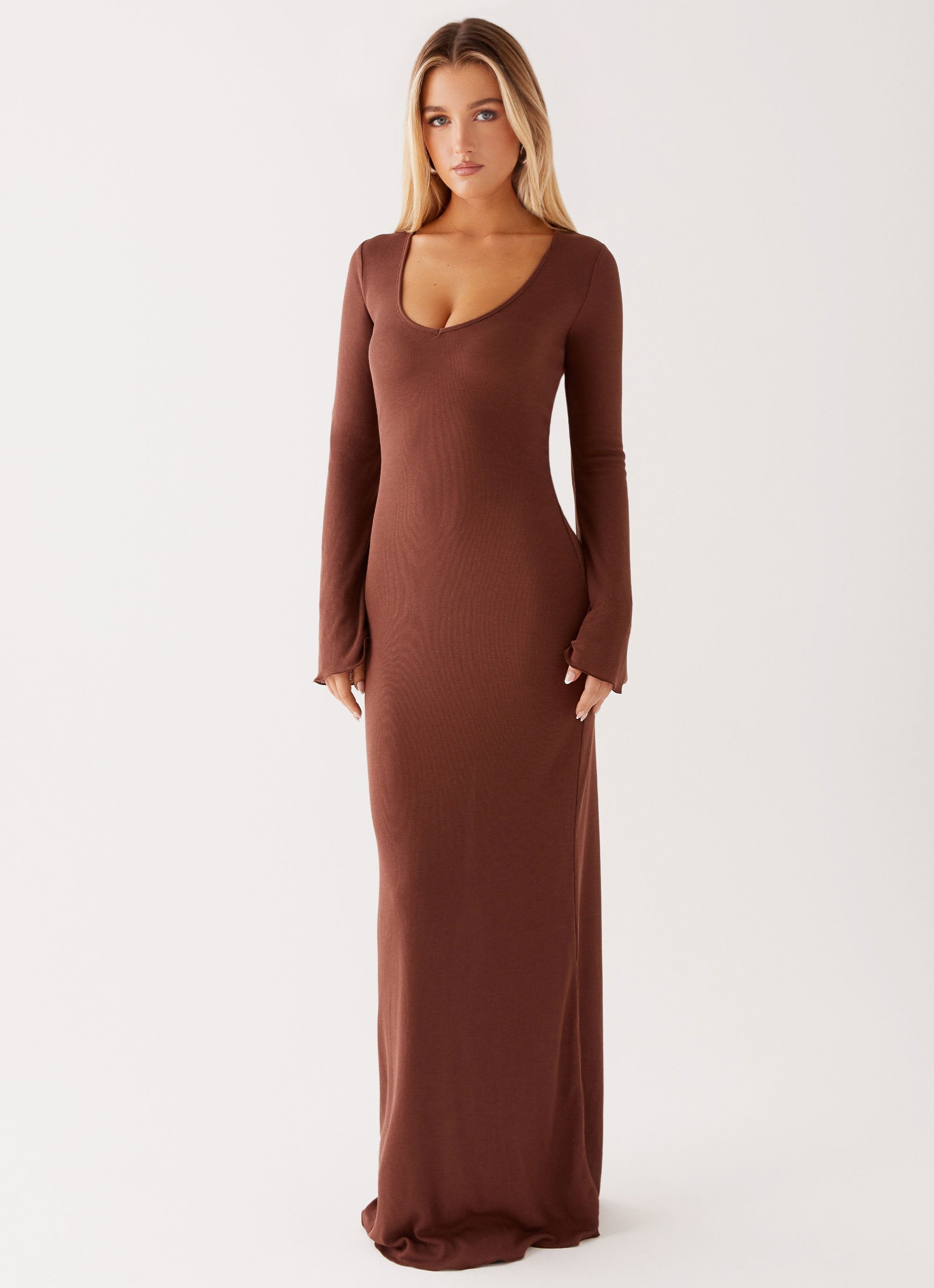 Long sleeve maxi dress canada store
