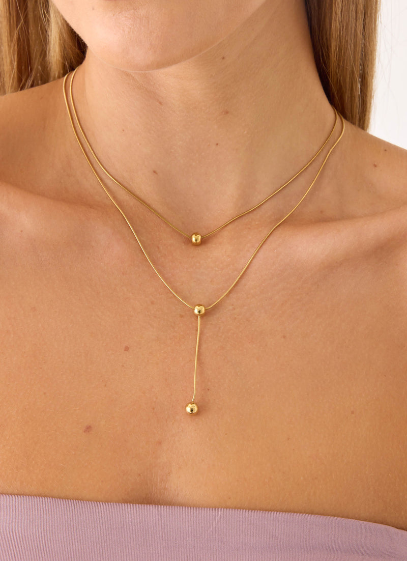 Dainty Girl Necklace - Gold