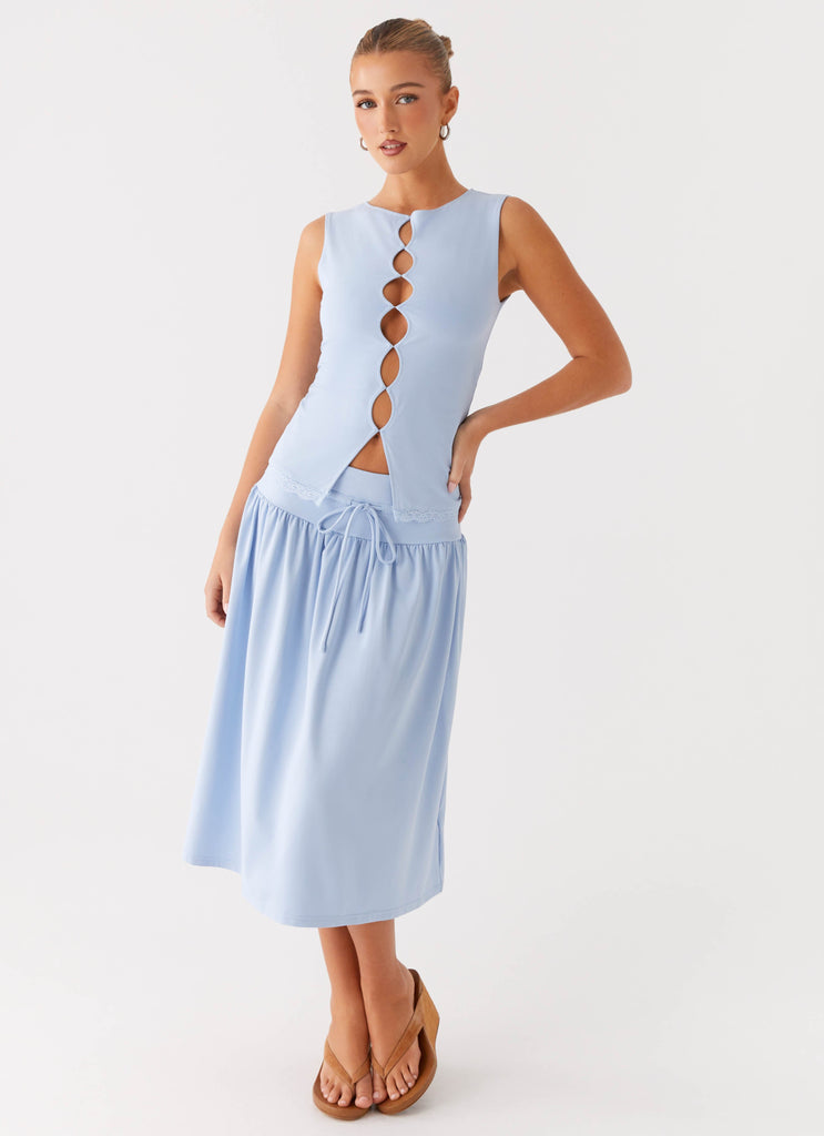 Dawn Drift Top - Blue