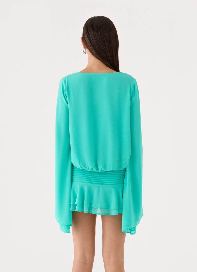 Elisana Mini Dress - Mint