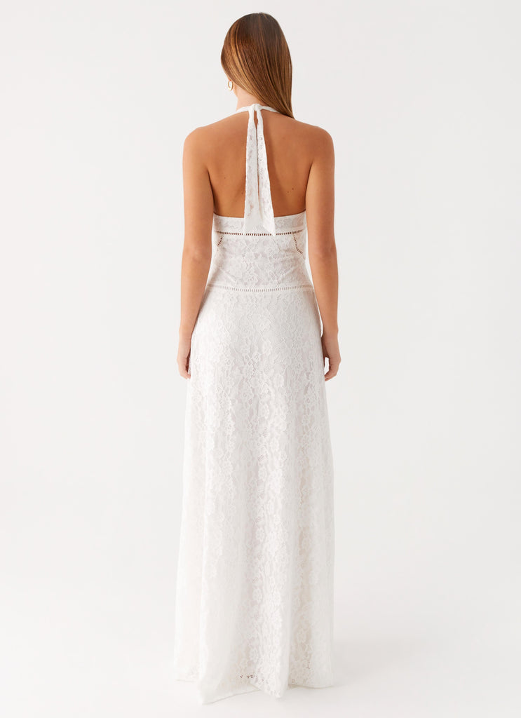 Ember Valley Cotton Maxi Dress - Ivory
