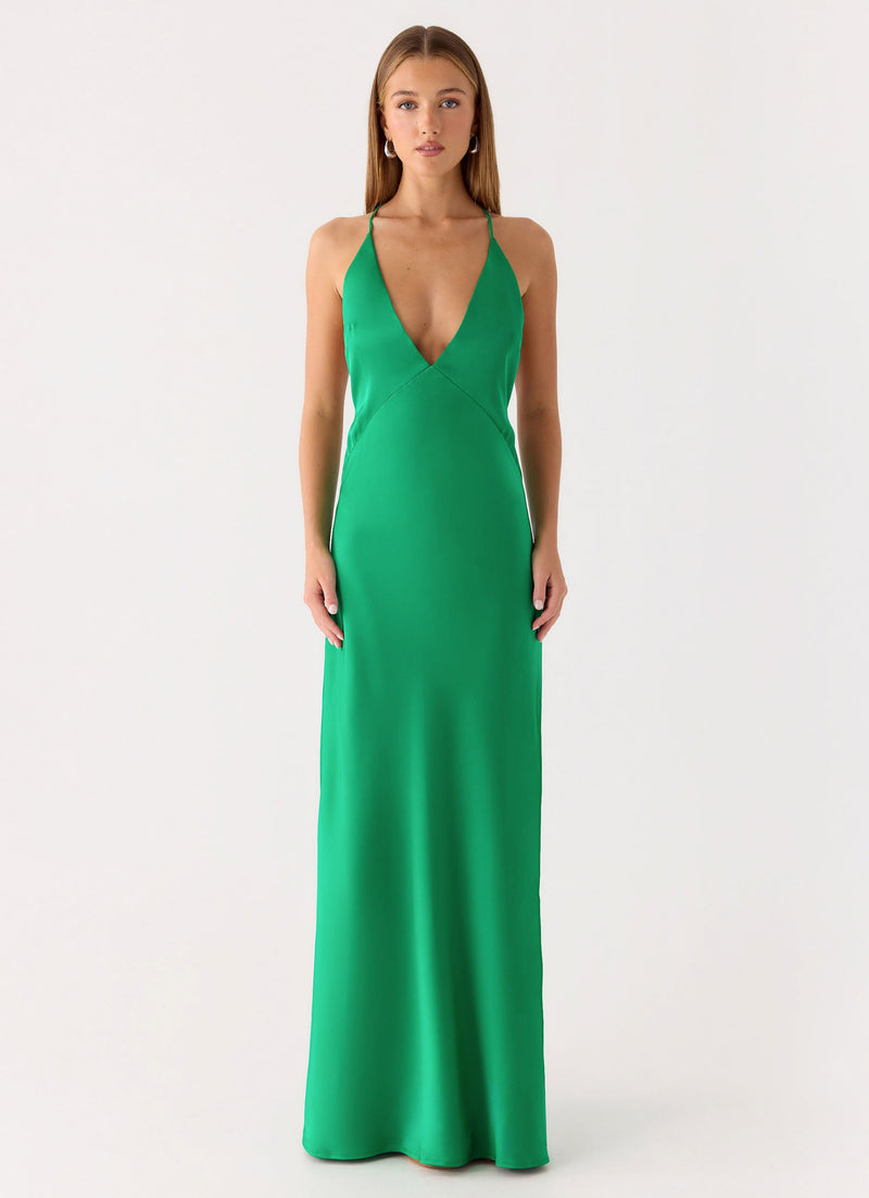 Esmeray Maxi Dress - Emerald Green