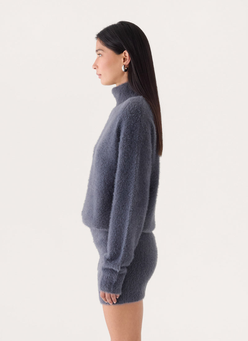 Fiora Rae Knit Dress - Grey