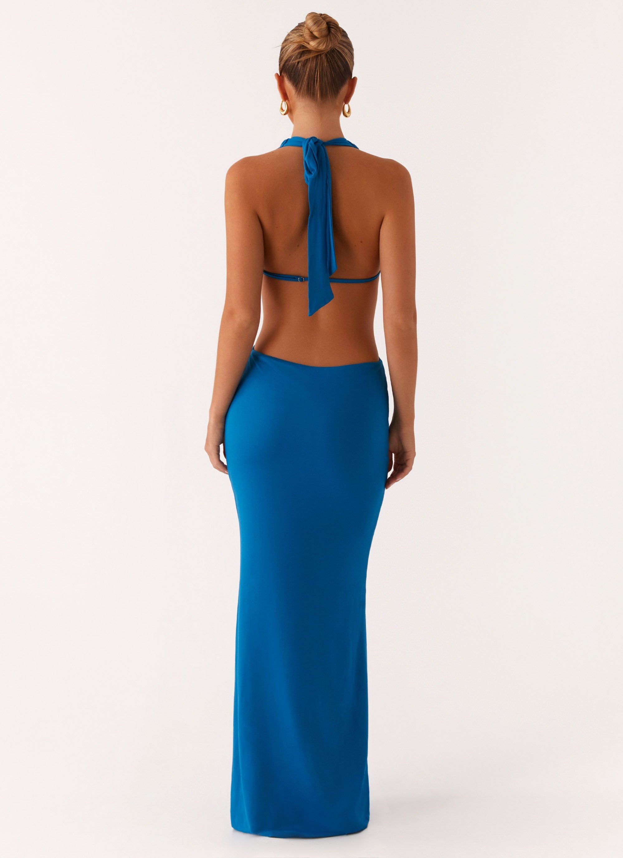 Flossy Maxi Dress - Royal Blue Peppermayo Canada Flossy Maxi Dress - Royal Blue Peppermayo Canada