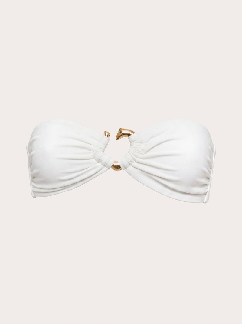 House Party Bikini Top - White