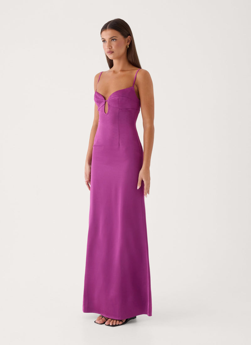 Kindall Maxi Dress - Plum