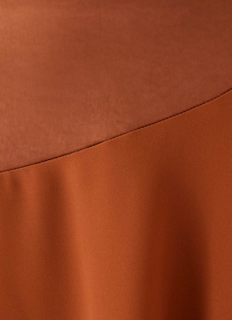 Klose Midi Skirt - Rust