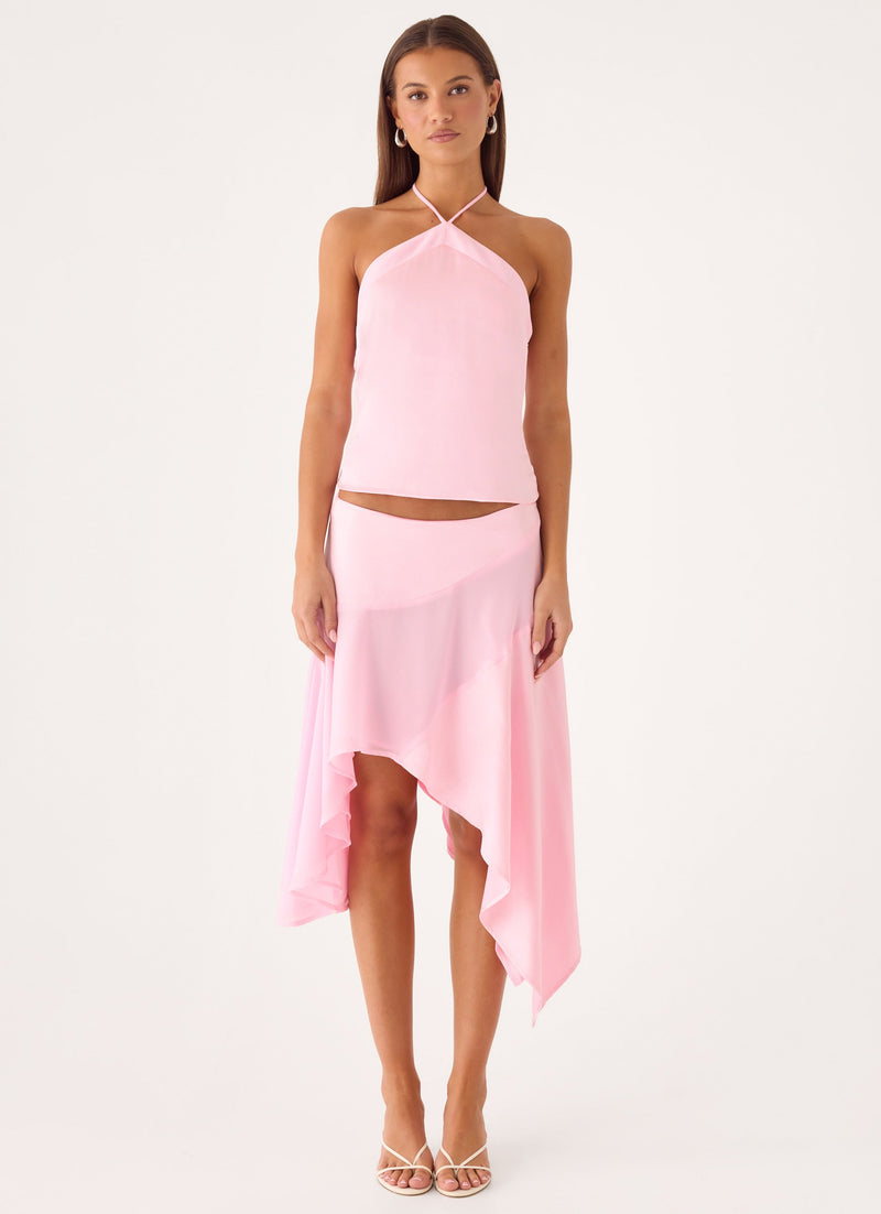 Klose Midi Skirt - Pink