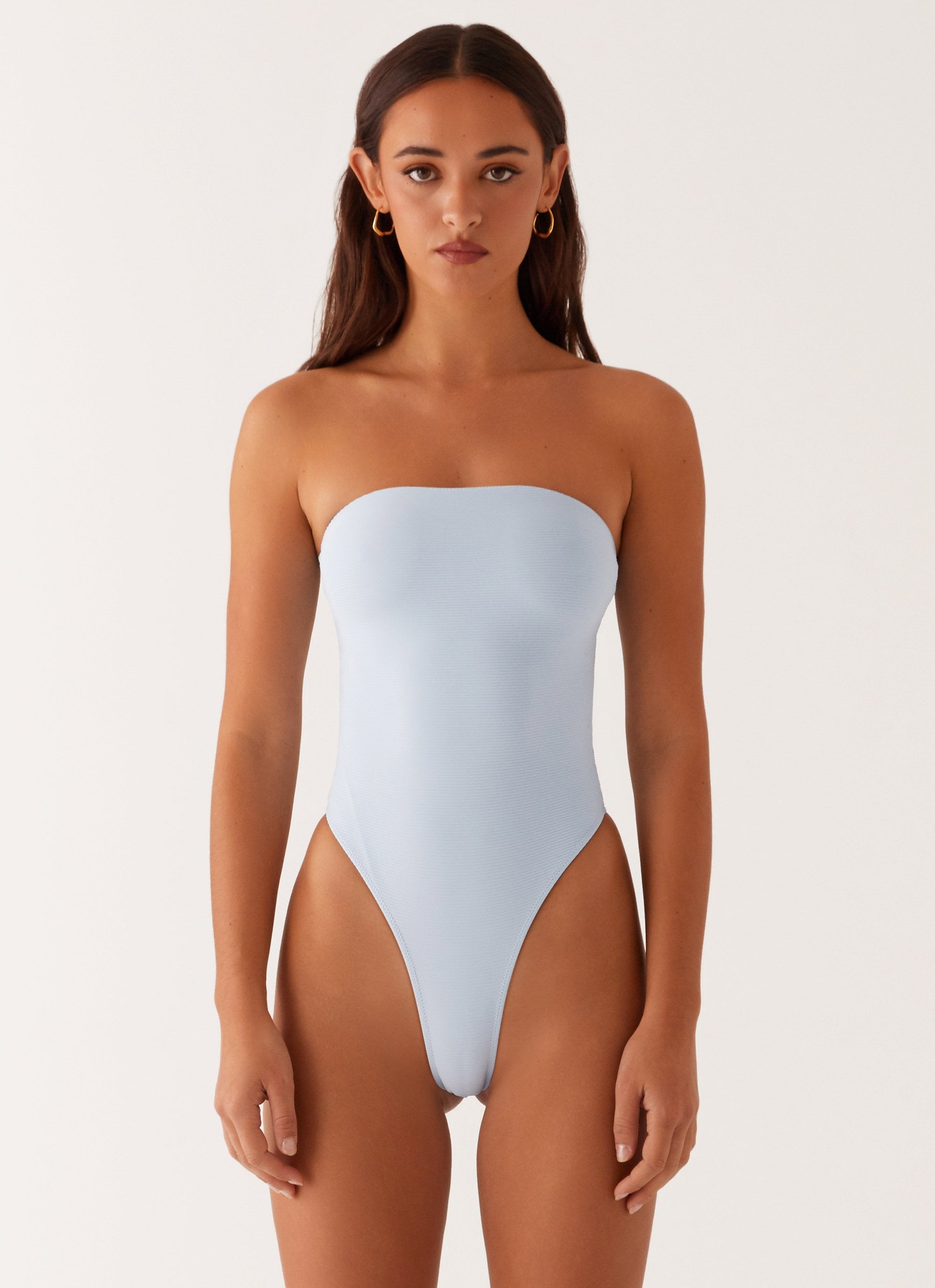Light blue one piece bathing suit new arrivals