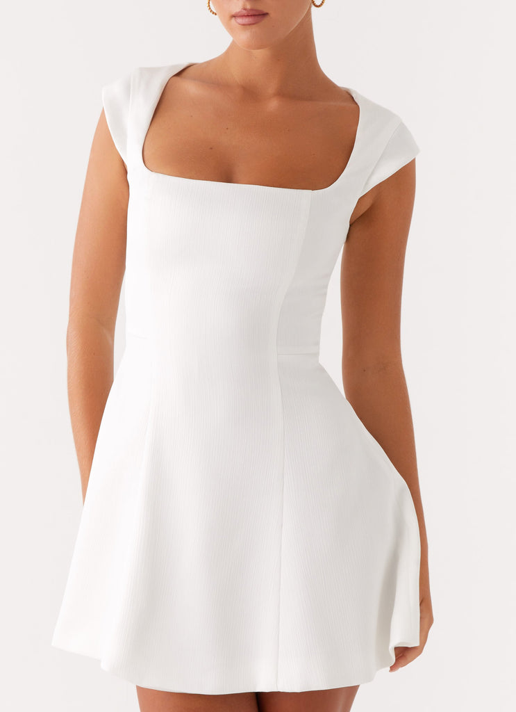 Maryjane Mini Dress - White