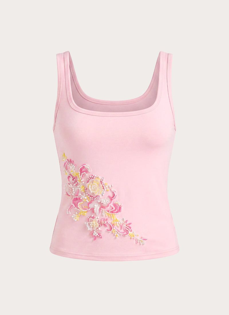 Michele Floral Top - Pink