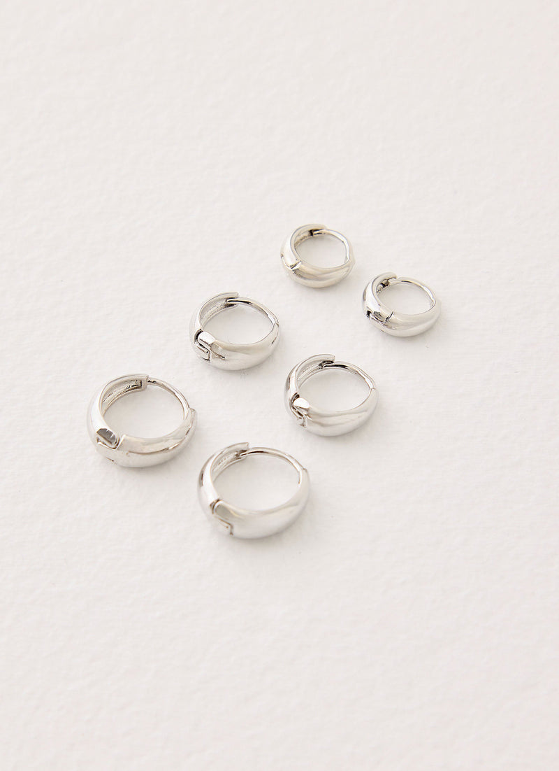 Mischief Hour Earrings - Silver