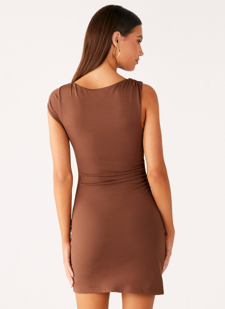 Ohio Mini Dress - Chocolate
