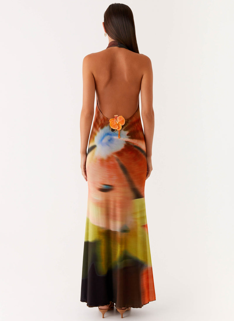 Raellia Maxi Dress - Moody Floral