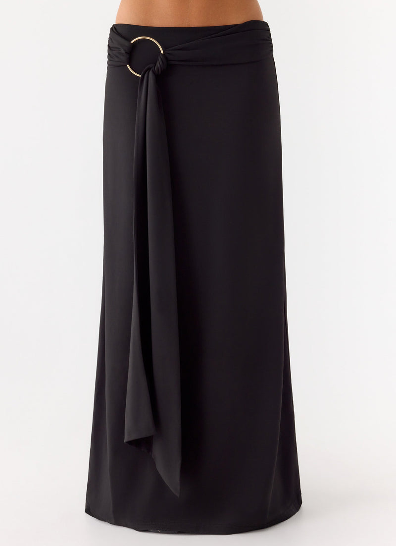 Ravi Maxi Skirt - Black