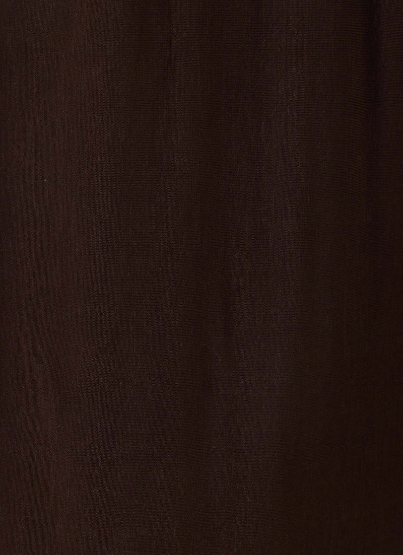 Riyan Waist Scarf Pant - Chocolate