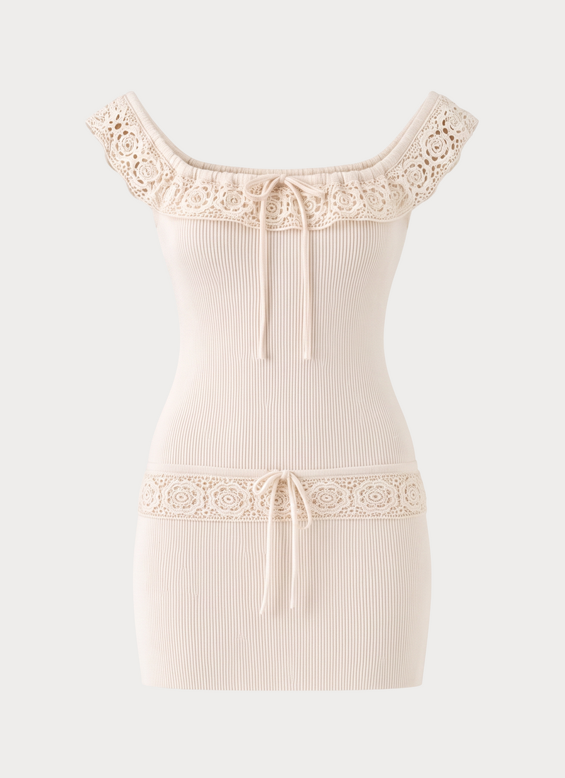 Rubi Mini Dress - Ivory