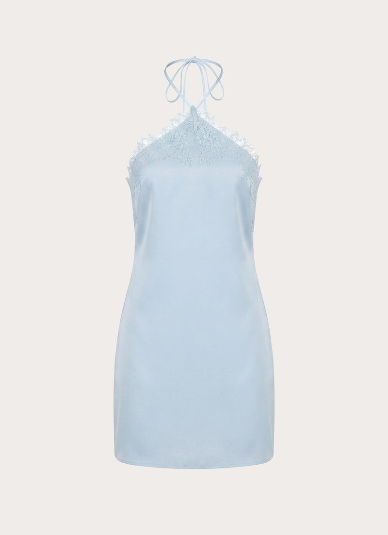 Samaria Halter Mini Dress - Mint
