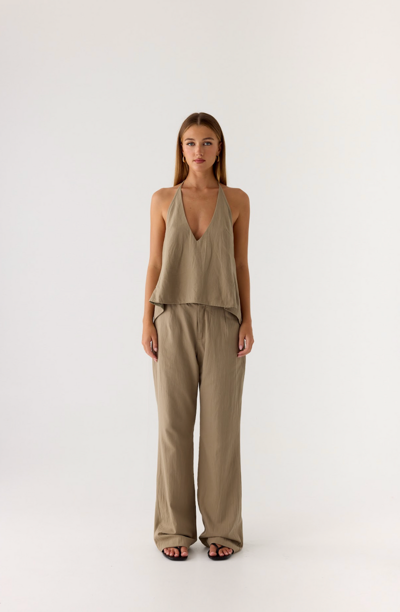 Josephina Pant - Sand Brown