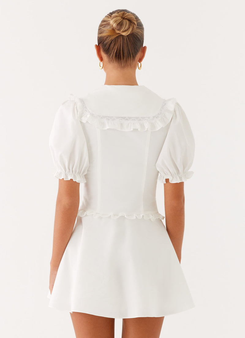 Seana Mini Dress - White