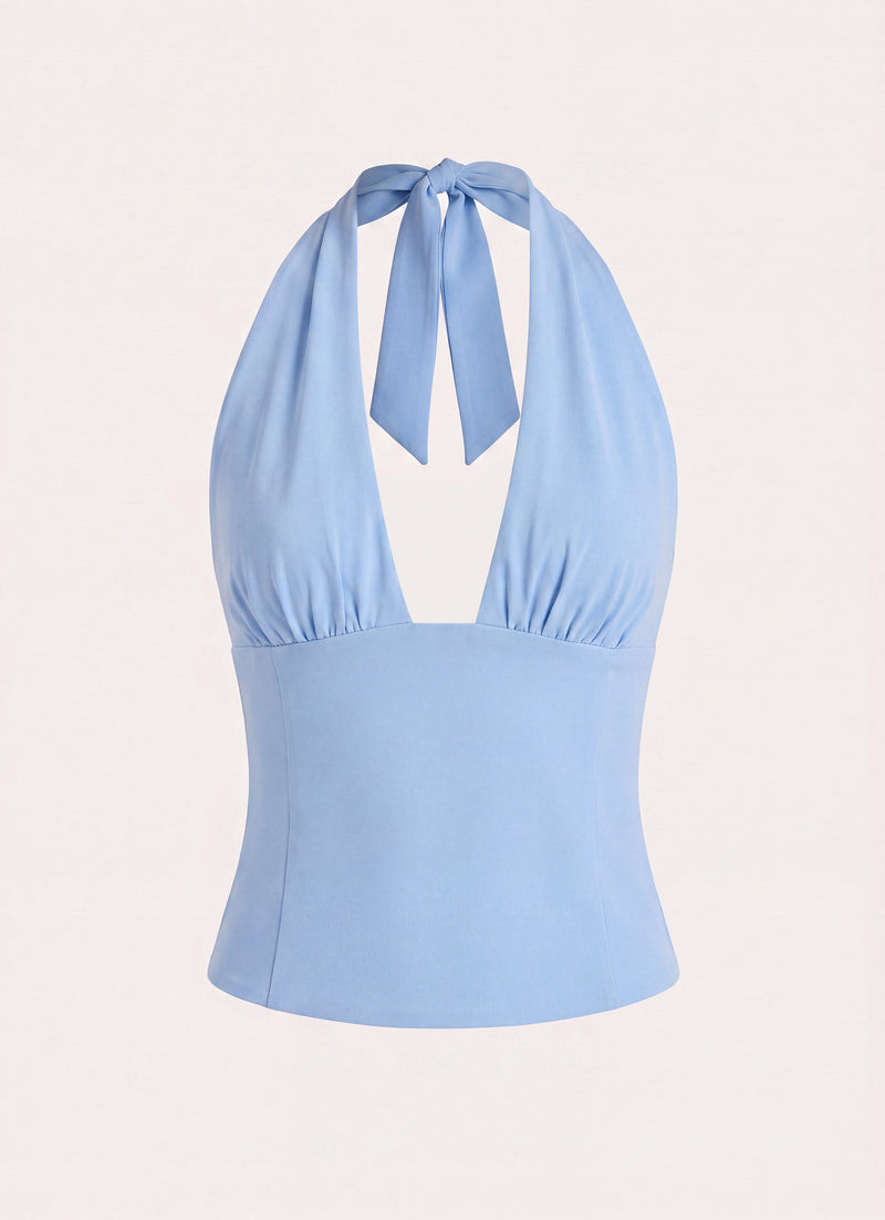 Selesa Halter Top - Blue