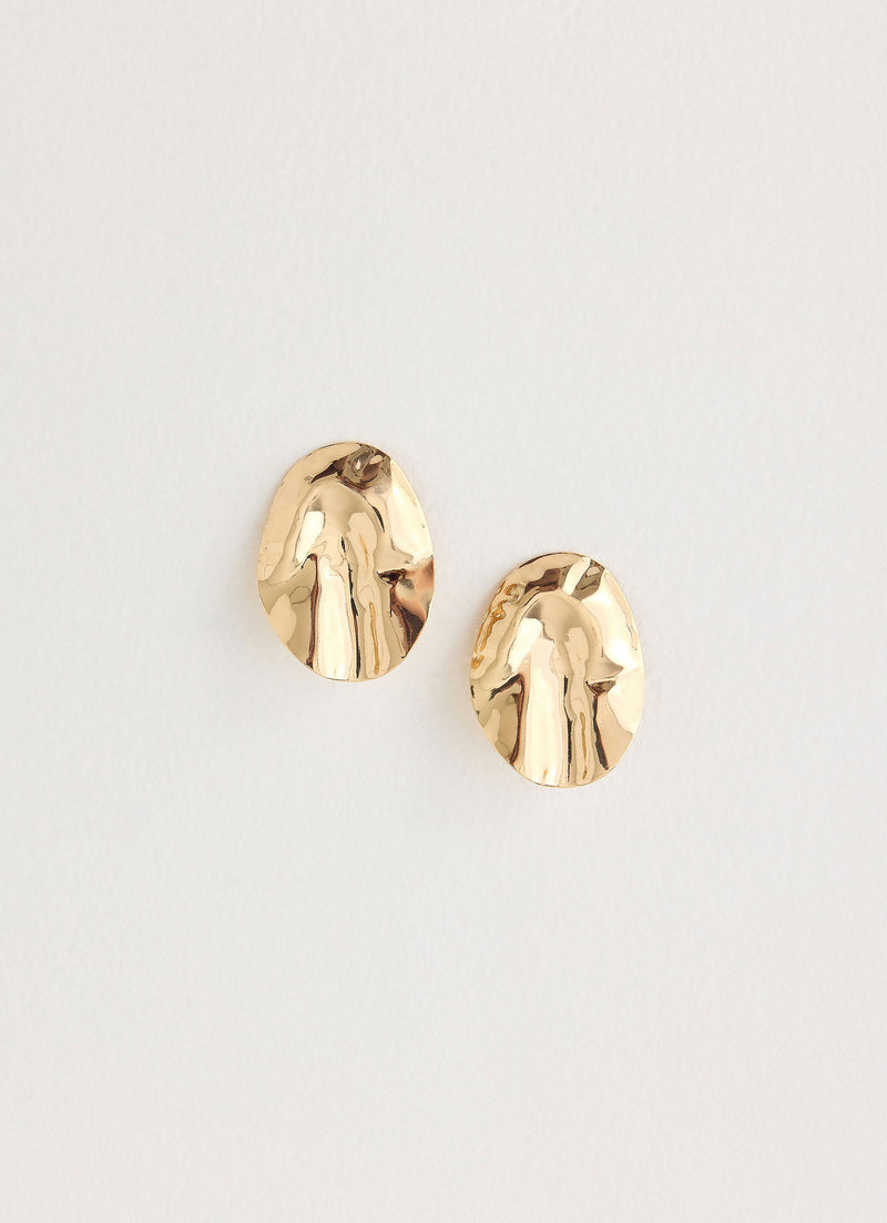 Soft Linger Earings - Gold