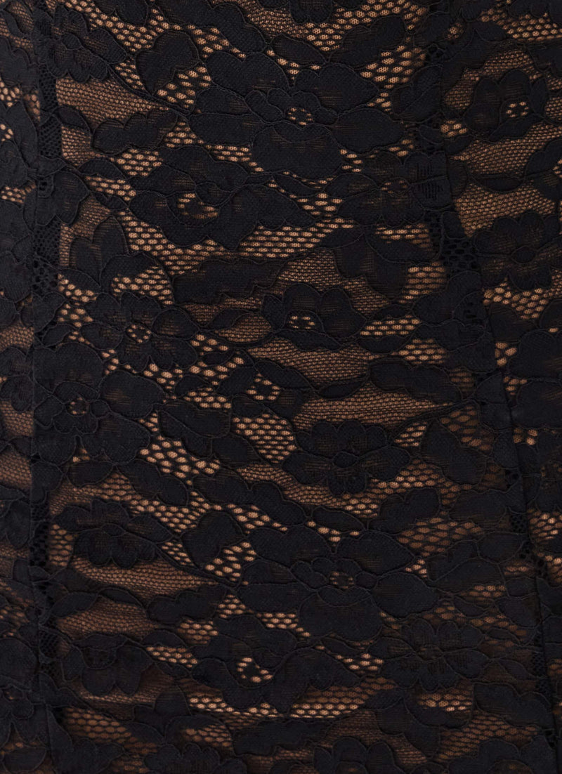 Sugar Kiss Midi Dress - Black