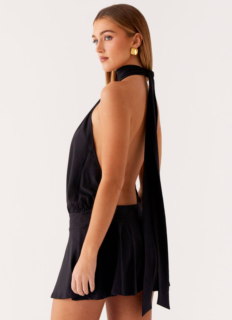 Valor Mini Dress - Black