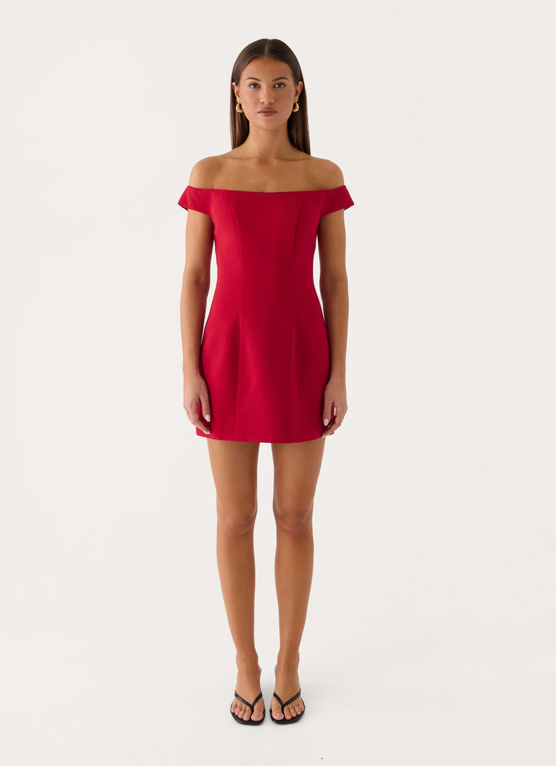 Violetta Mini Dress - Red