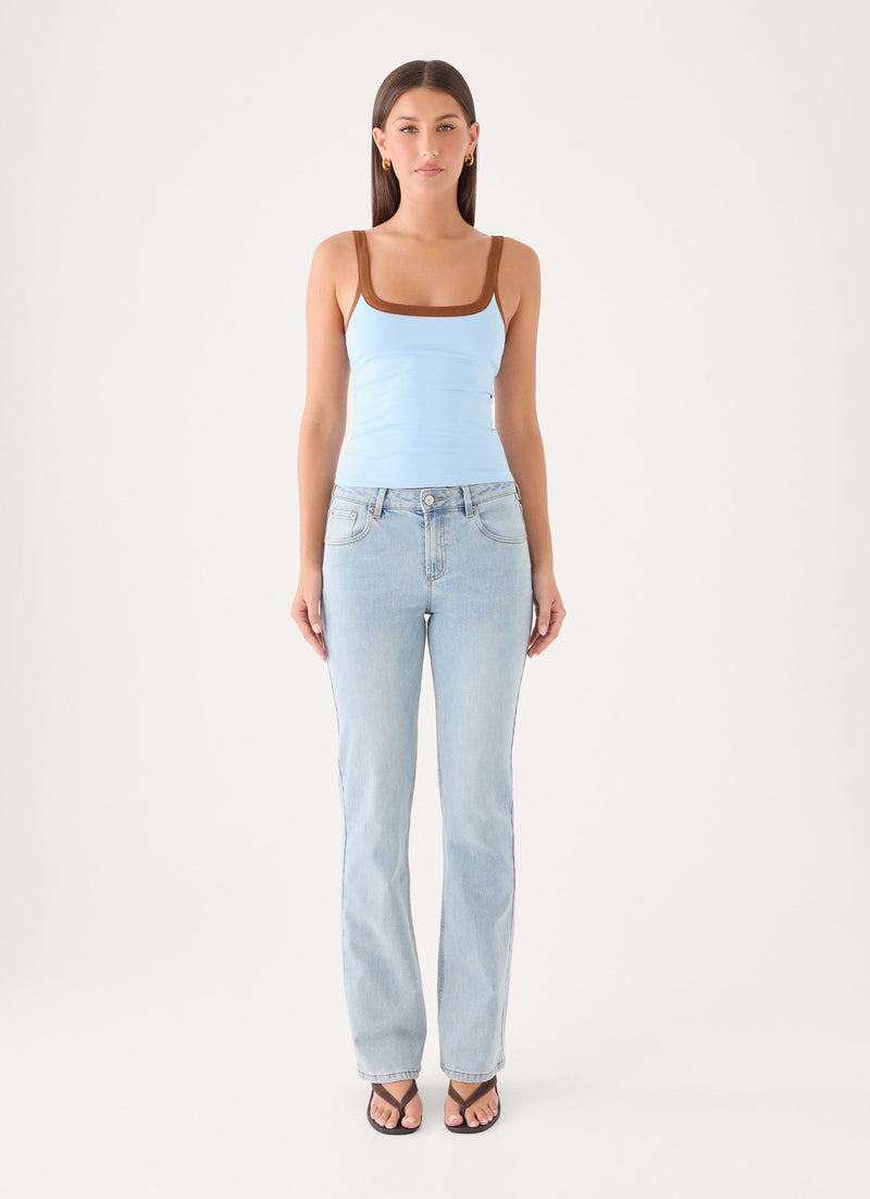 Wren Tank Top - Pale Blue