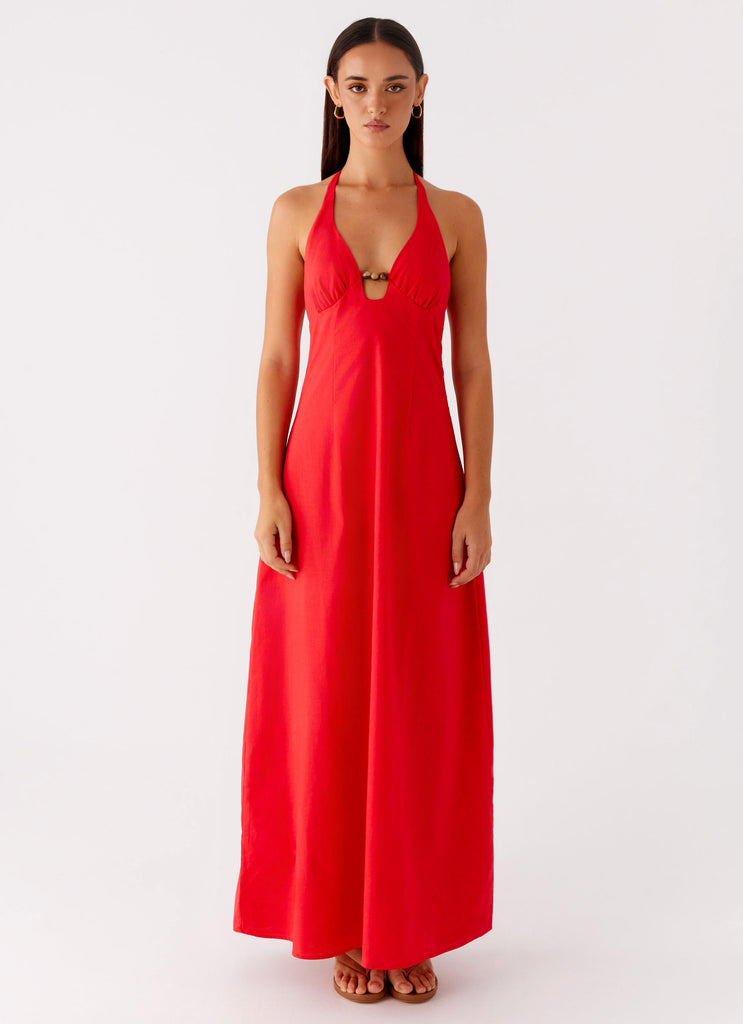 Zana Maxi Dress - Red