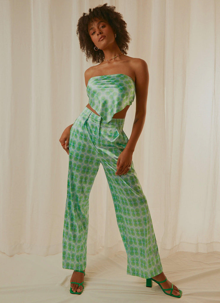 Past Treasures Pants - Seafoam - Peppermayo