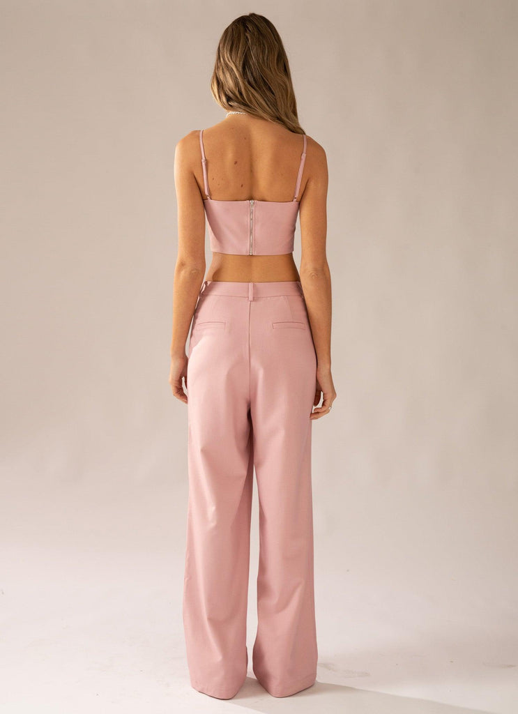 Magdalena Suit Pants - Lovers Pink - Peppermayo