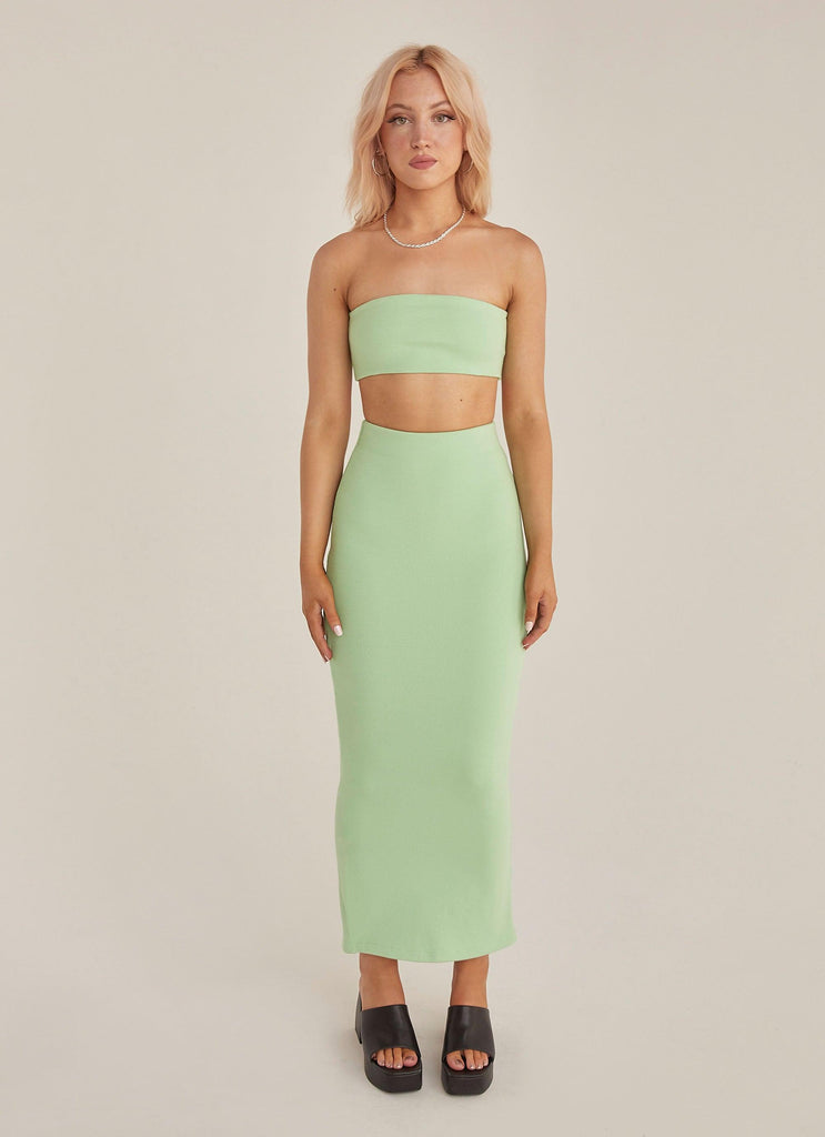 Sun Seeker Crop Top - Sage - Peppermayo