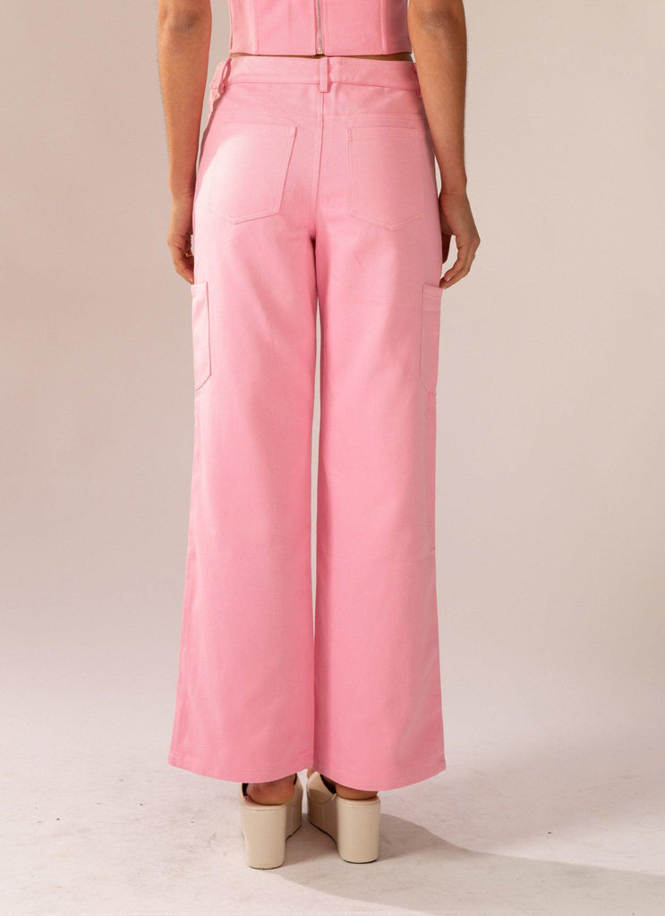 Arya Low Rise Pants - Blossom - Peppermayo