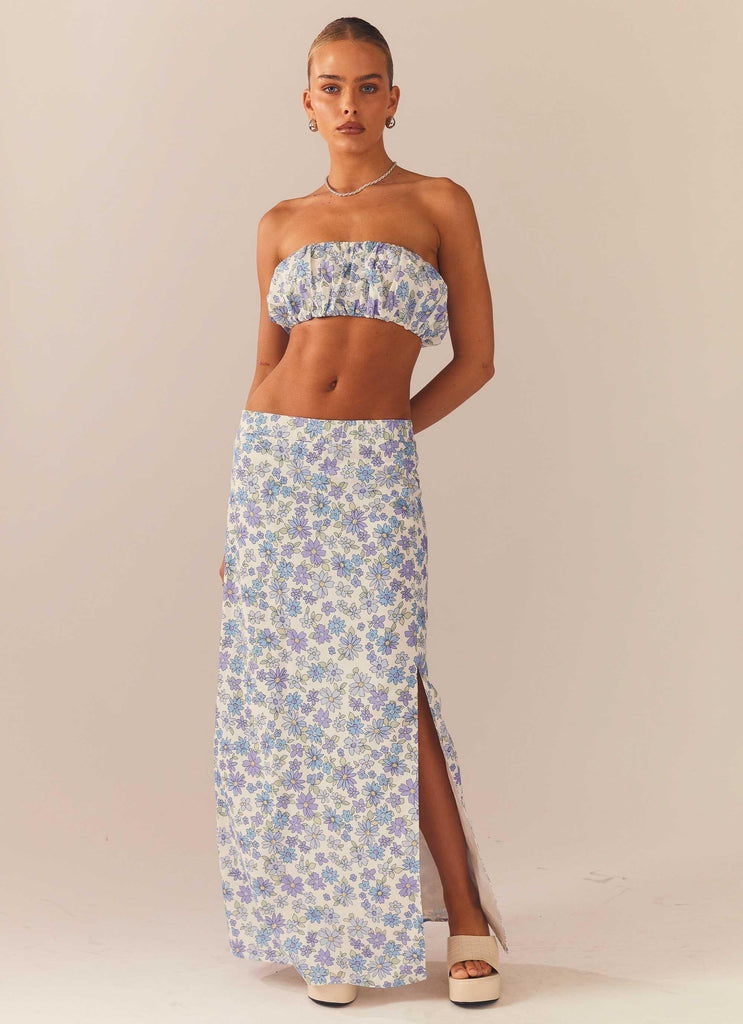 Frolicking In The Forest Maxi Skirt - Daisy Chain - Peppermayo