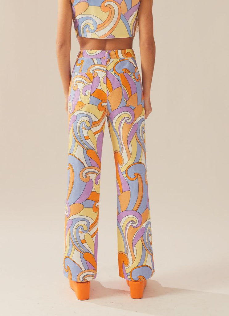 Evie Pants - Retro Swirl - Peppermayo